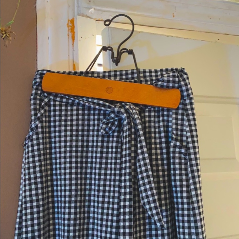 Comfy Cute Gingham Cropped Pants